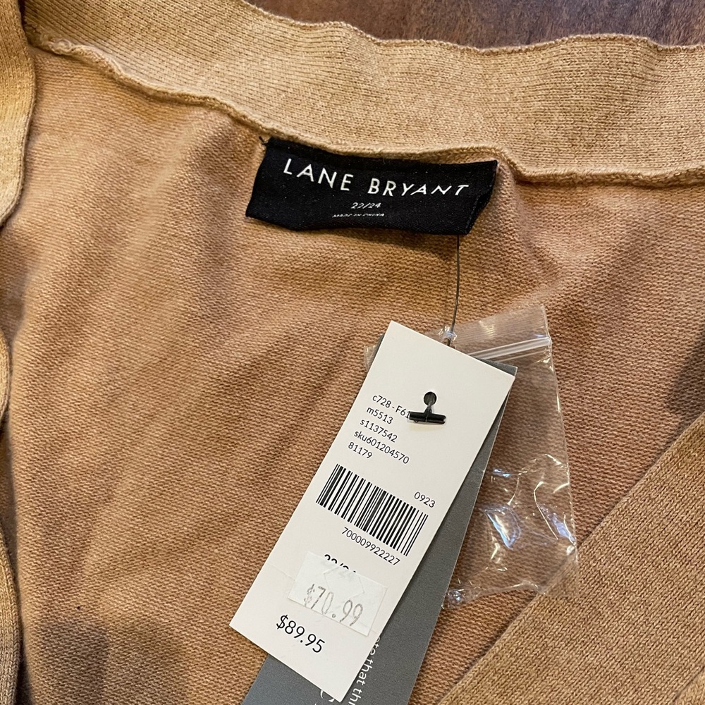 NWT Camel Sweater Knit Jumpsuit - Picture 3 of 6